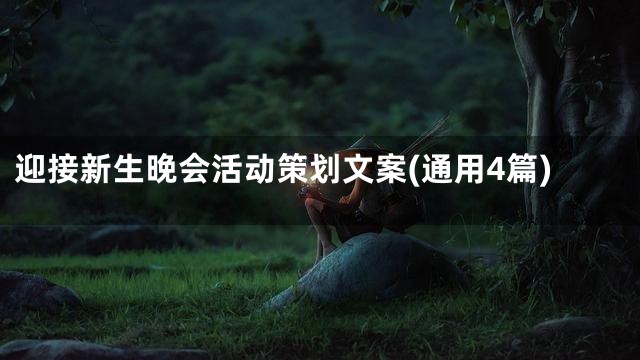 迎接新生晚会活动策划文案(通用4篇)