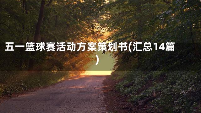 五一篮球赛活动方案策划书(汇总14篇)